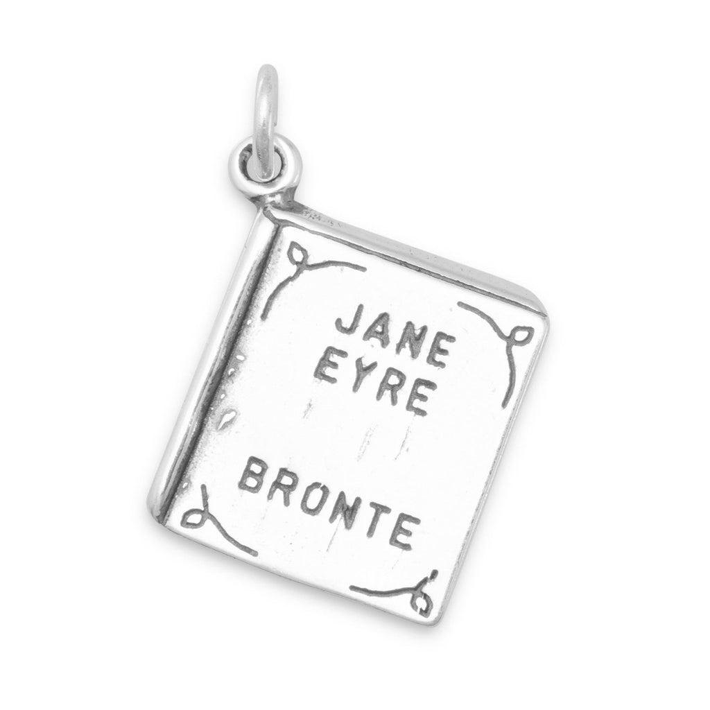 Oxidized Jane Eyre Book Charm