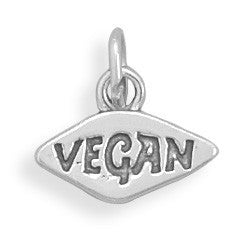 Oxidized Vegan Charm