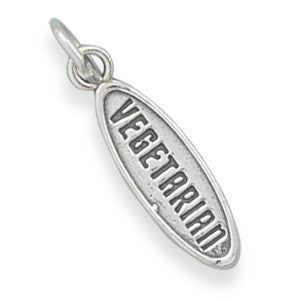 Oxidized Vegetarian Charm