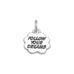 Oxidized "Follow Your Dreams" Cloud Charm