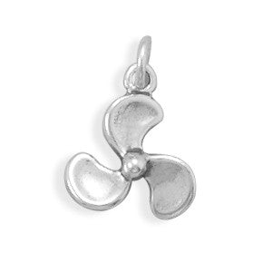 Polished 3D Propeller Charm