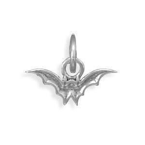 Oxidized Bat Charm