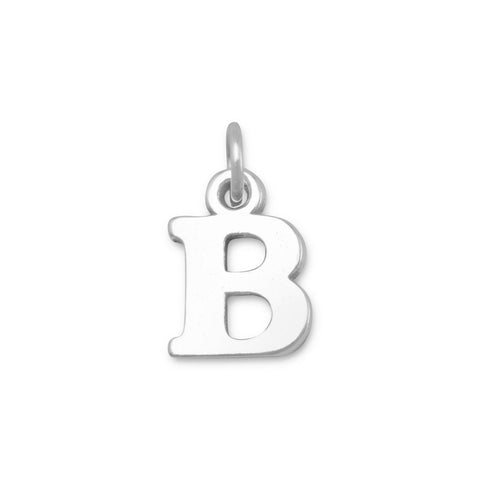 Oxidized Greek Alphabet Letter Charm - Beta