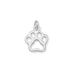 Small Cut Out Paw Print Charm