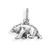 Oxidized 3D Bear Charm - Matador Diamond