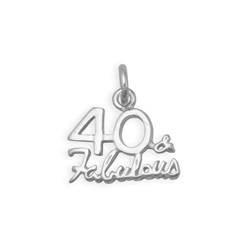 Polished 40 & Fabulous Charm