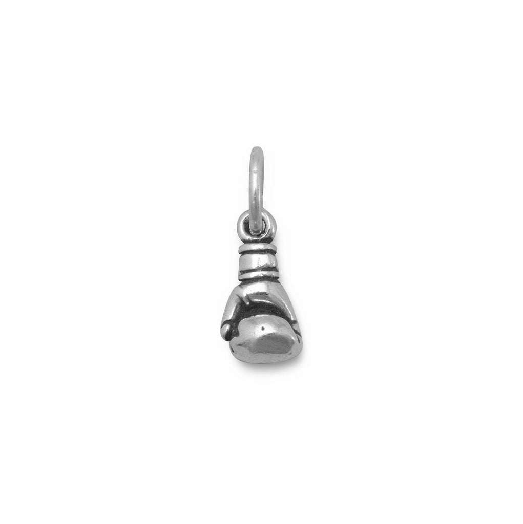 Small Oxidized 3D Boxing Glove Charm