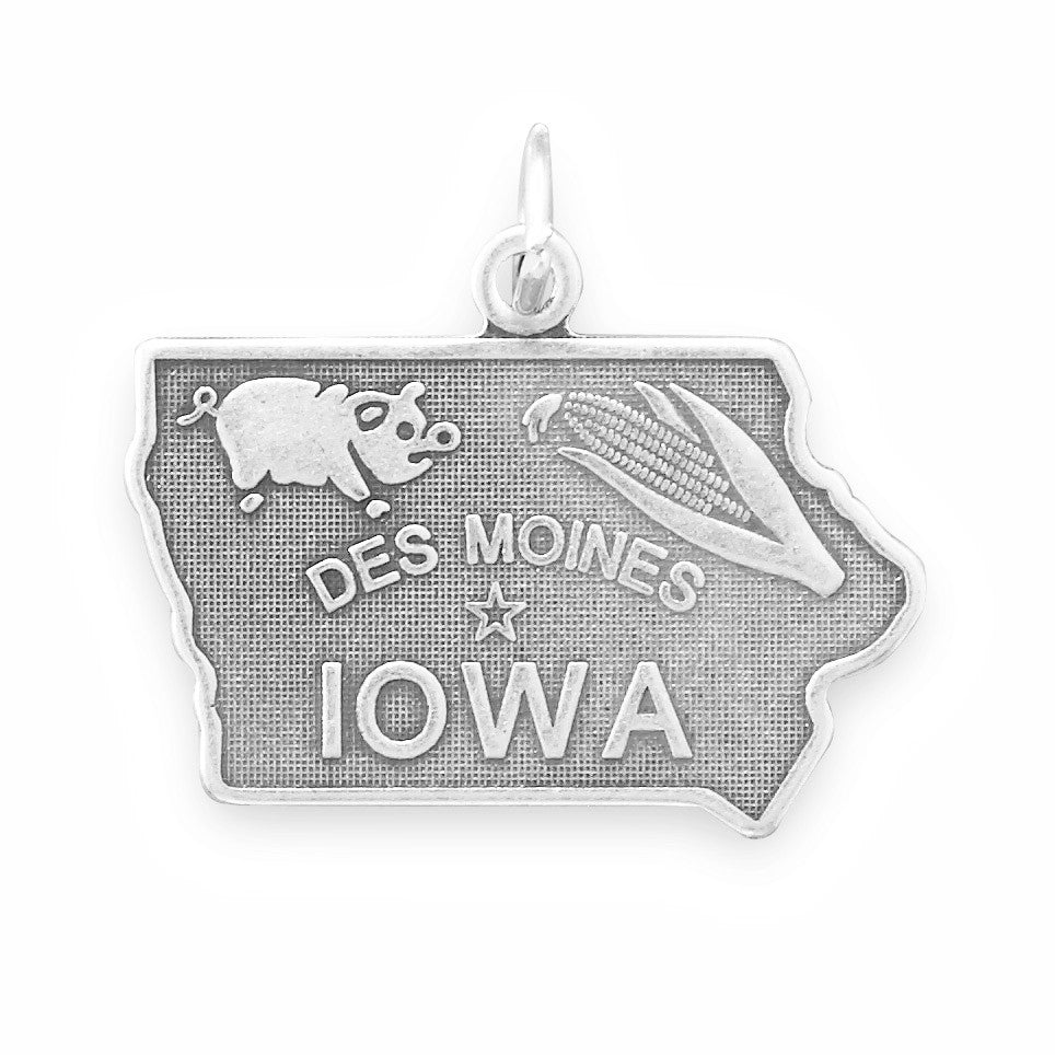 Oxidized Iowa State Charm