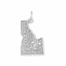 Oxidized Idaho State Charm