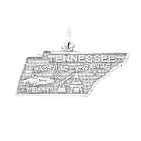 Oxidized Tennessee State Charm