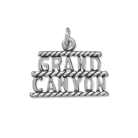 Oxidized Grand Canyon Charm