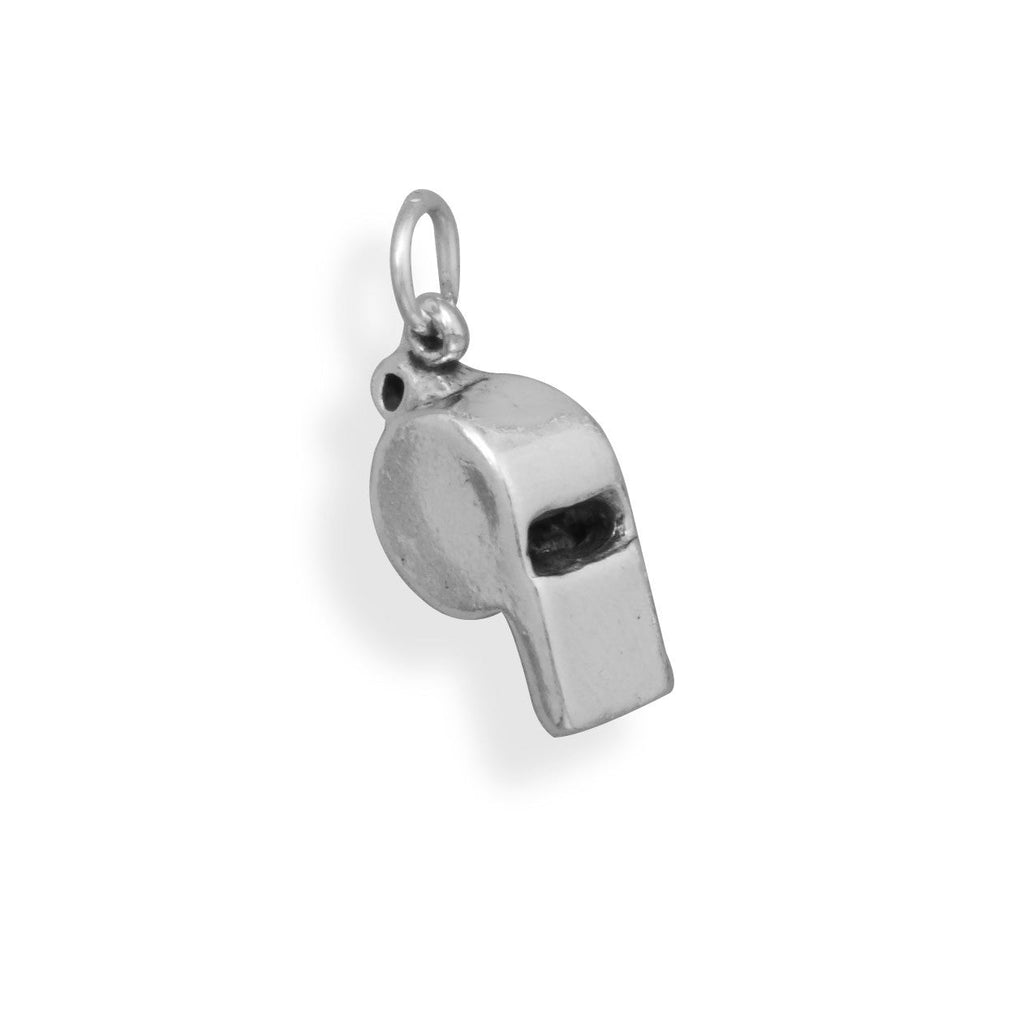 Oxidized 3D Whistle Charm