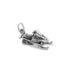 Oxidized 3D Snowmobile Charm