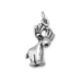 Oxidized 3D Cute Moose Charm