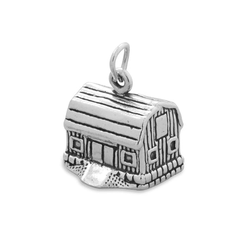 Oxidized 3D Barn Charm