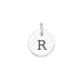 Oxidized Round Initial Charm (A-Z)