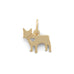 14 Karat Gold Plated Darling Dog Charm