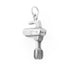 Make It Sweet! Oxidized 3D Hand Mixer Charm - Matador Diamond