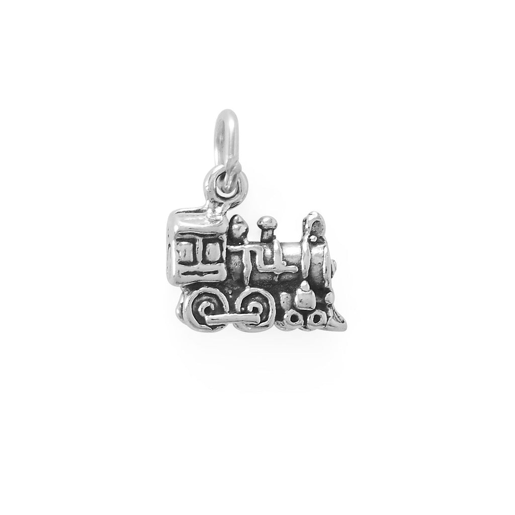 Oxidized 3D Train Charm