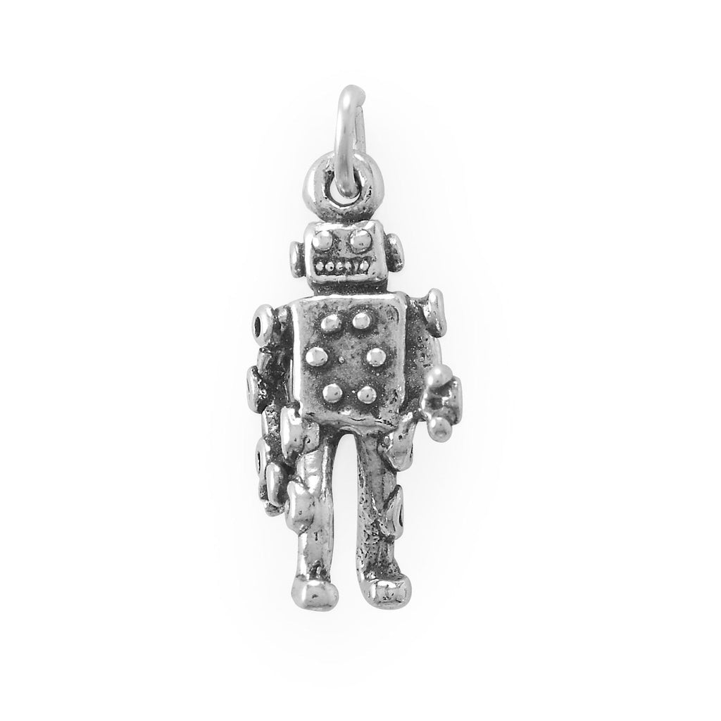 Do The Robot! Oxidized 3D Robot Charm