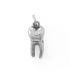 Bright Smile! Oxidized 3D Tooth Charm