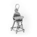 Oxidized 3D High Chair Charm