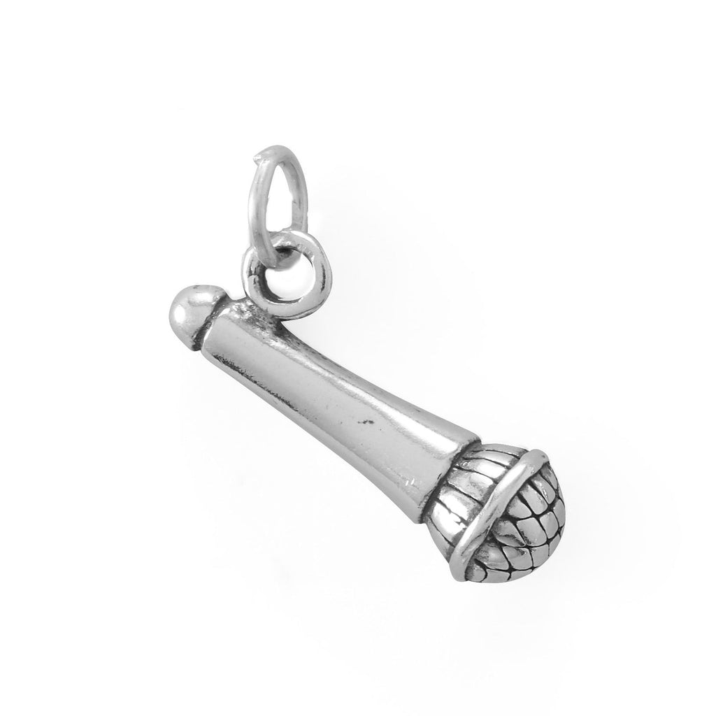 Sing It Loud! Oxidized 3D Microphone Charm