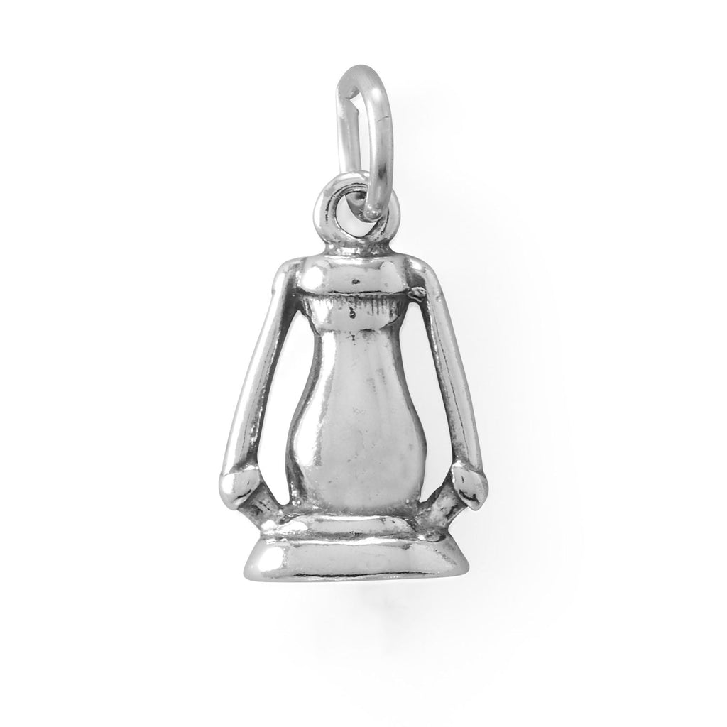 Light The Way! Oxidized 3D Lantern Charm