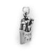 Yum! Oxidized 3D French Fries Charm - Matador Diamond