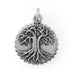 Oxidized Family Roots Tree Charm