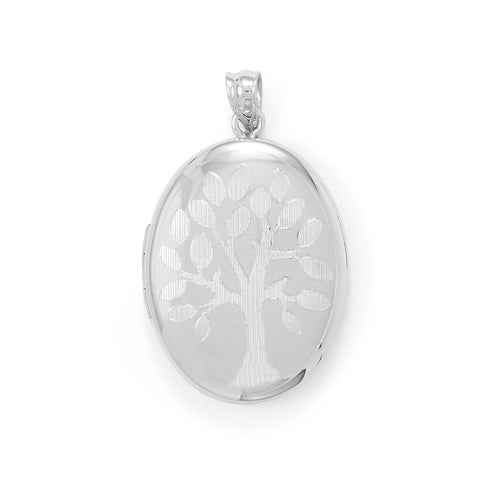 Oval Family Tree Memory Keeper Locket