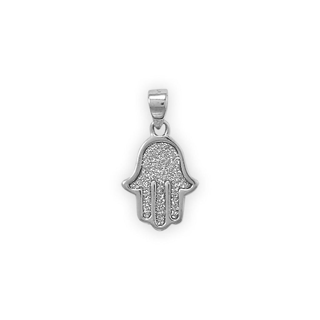 Glitter Hamsa Pendant