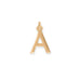 14 Karat Gold Plated Polished Letter Charm (A-Z)