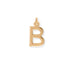 14 Karat Gold Plated Polished Letter Charm (A-Z)