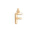 14 Karat Gold Plated Polished Letter Charm (A-Z)