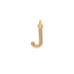 14 Karat Gold Plated Polished Letter Charm (A-Z)