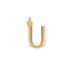 14 Karat Gold Plated Polished Letter Charm (A-Z)