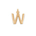 14 Karat Gold Plated Polished Letter Charm (A-Z)