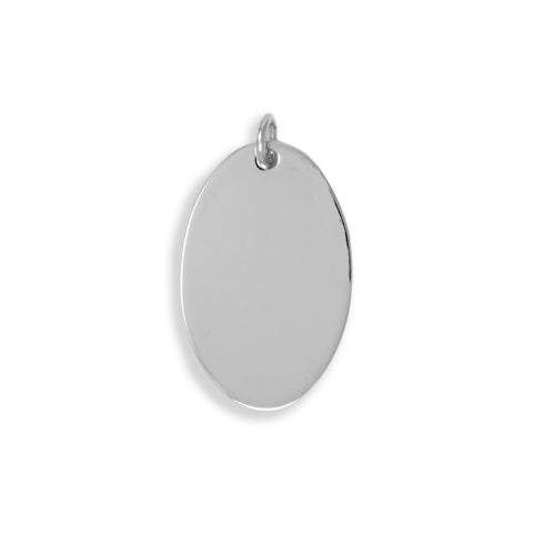 Engravable Oval Pendant