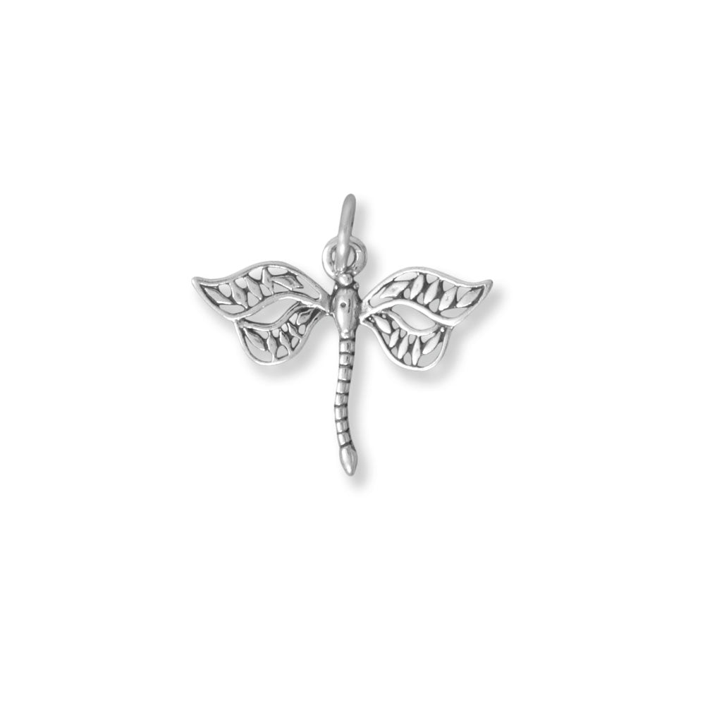 Oxidized Darn Cute! Dragonfly Charm