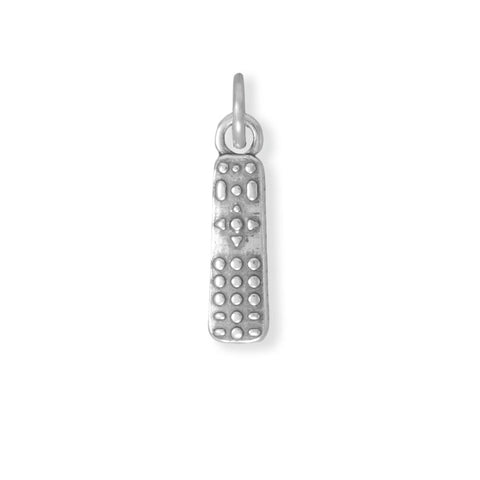 Oxidized 3D TV Remote Charm