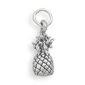 Oxidized 3D Pineapple Charm