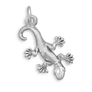 Oxidized "Going Gecko!" Charm