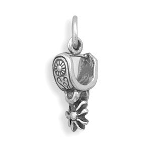 Oxidized 3D Spur Charm