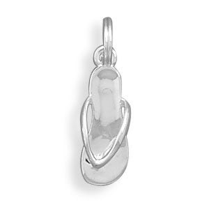 Polished 3D Sandal Charm