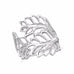 Cut Out Leaves Ring