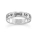 "Love you to the moon and back" Ring