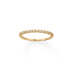 14 Karat Gold Plated Thin CZ Ring