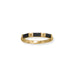 Bodacious Baguettes! 14 Karat Gold Plated Black Baguette CZ Ring