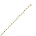 Fresh Look! 9.5" + 1" 14 Karat Gold Plated Peridot Anklet